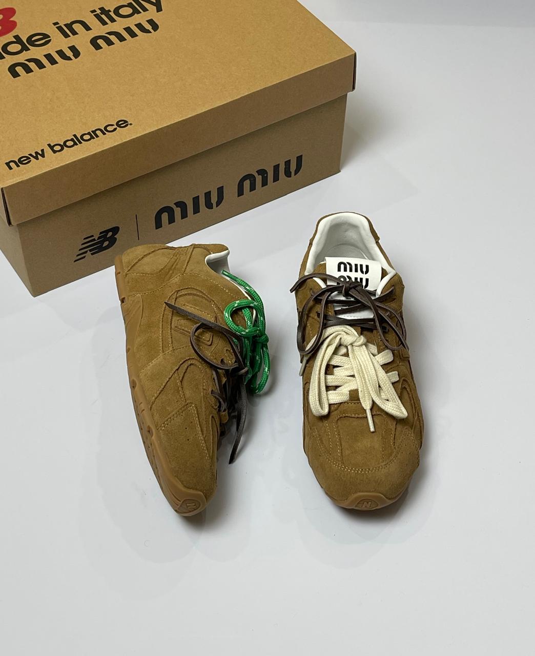 Miu Miu x New Balance 530 SL Suede Sneakers – Luxurious Collaboration