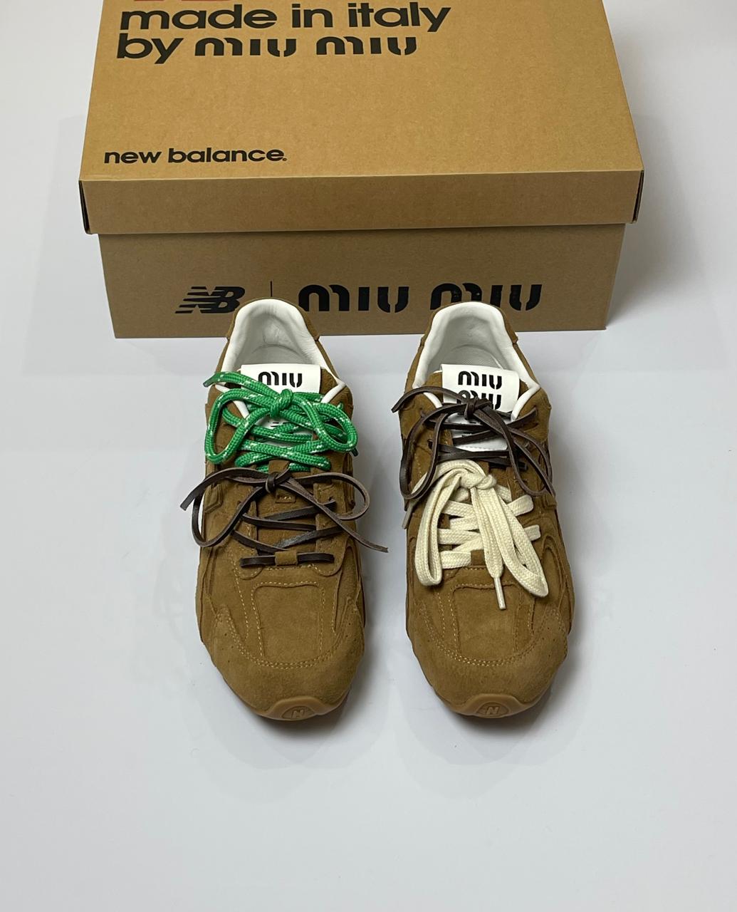 Miu Miu x New Balance 530 SL Suede Sneakers – Luxurious Collaboration